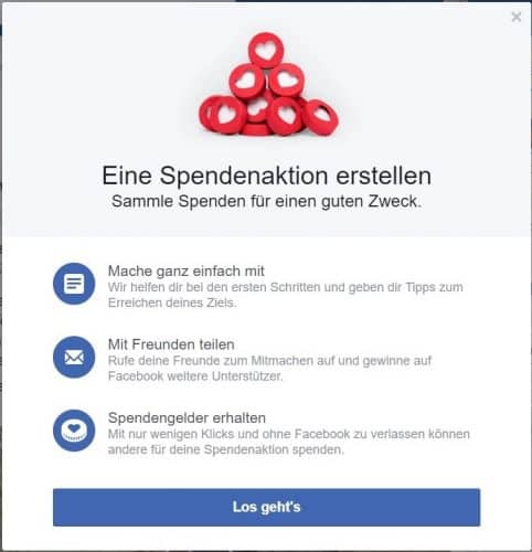 FacebookSpenden | crowdfundingde Facebook Spenden